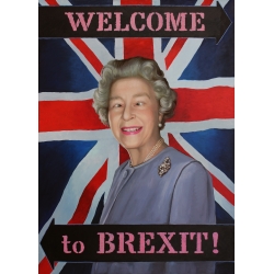 Слонов Василий Queen. Из серии Welcome to brexit